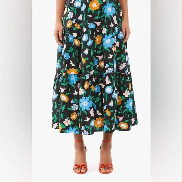 Kate Spade Floral Garden Cloqué Skirt - Picture 3 of 15